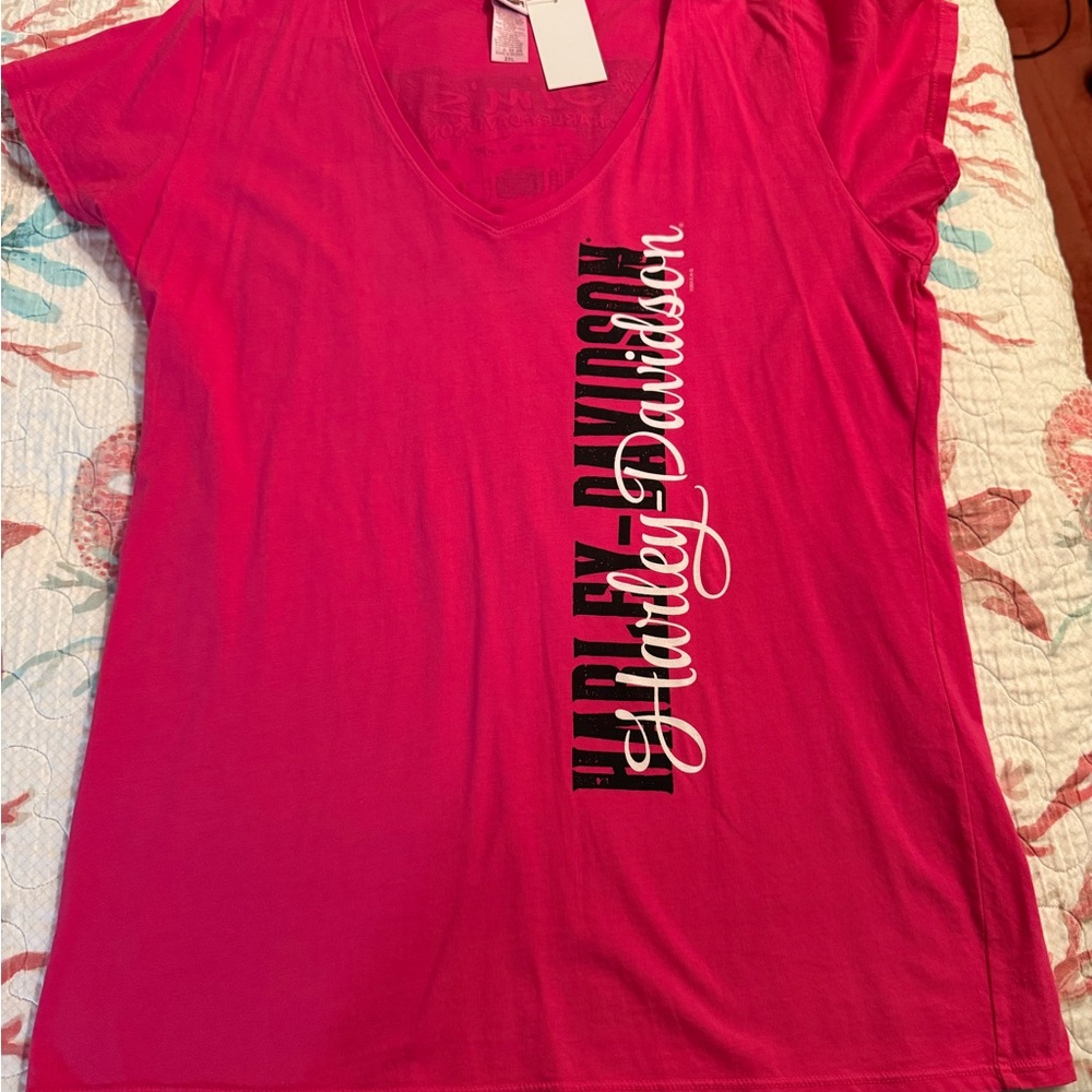 Harley-Davidson Pink Short Sleeve Tee